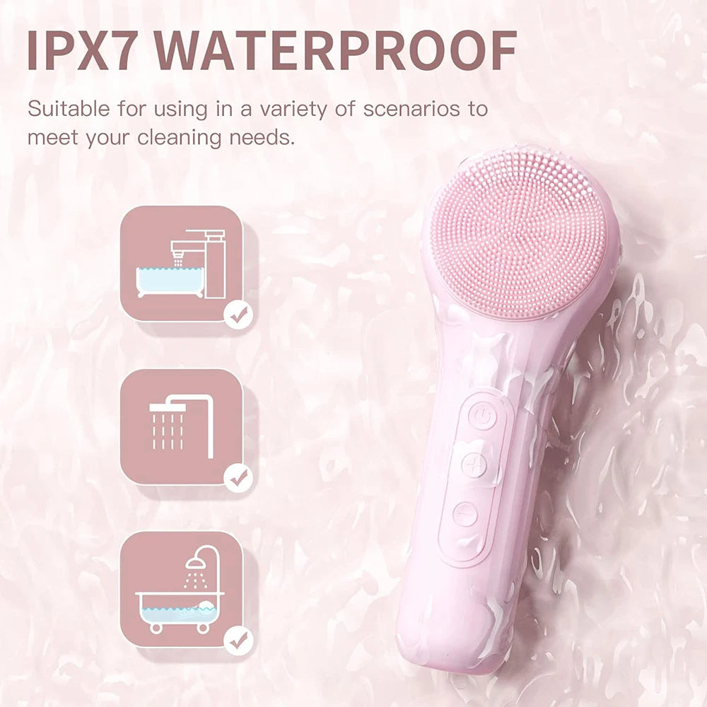 Sonic Waterproof Facial Cleansing Brush  SkinCare