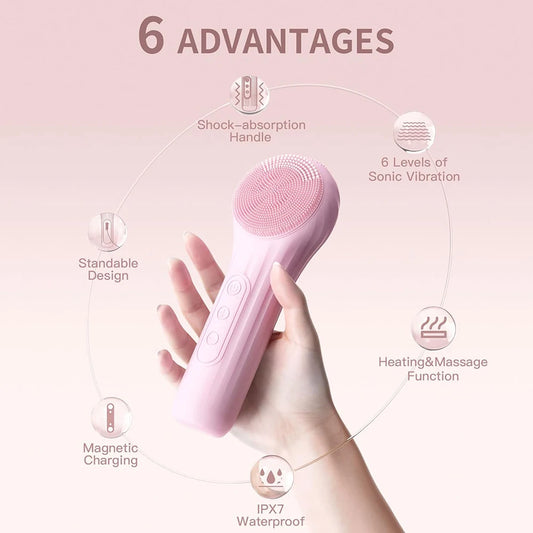 Sonic Waterproof Facial Cleansing Brush  SkinCare