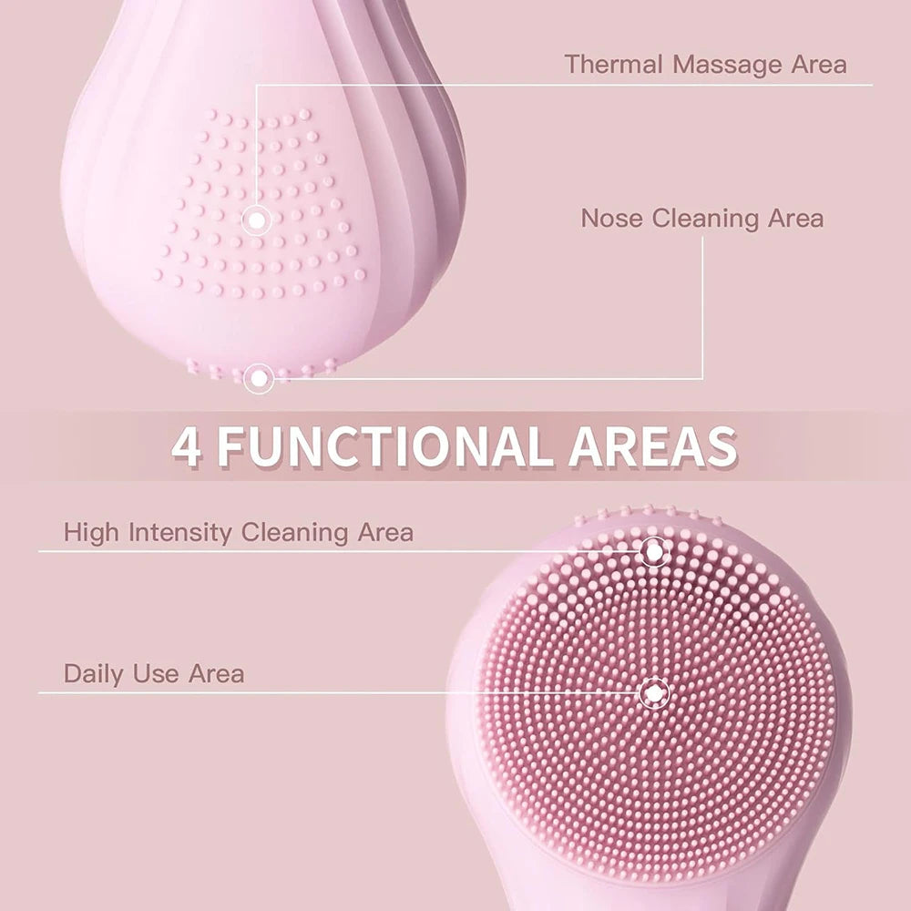 Sonic Waterproof Facial Cleansing Brush  SkinCare